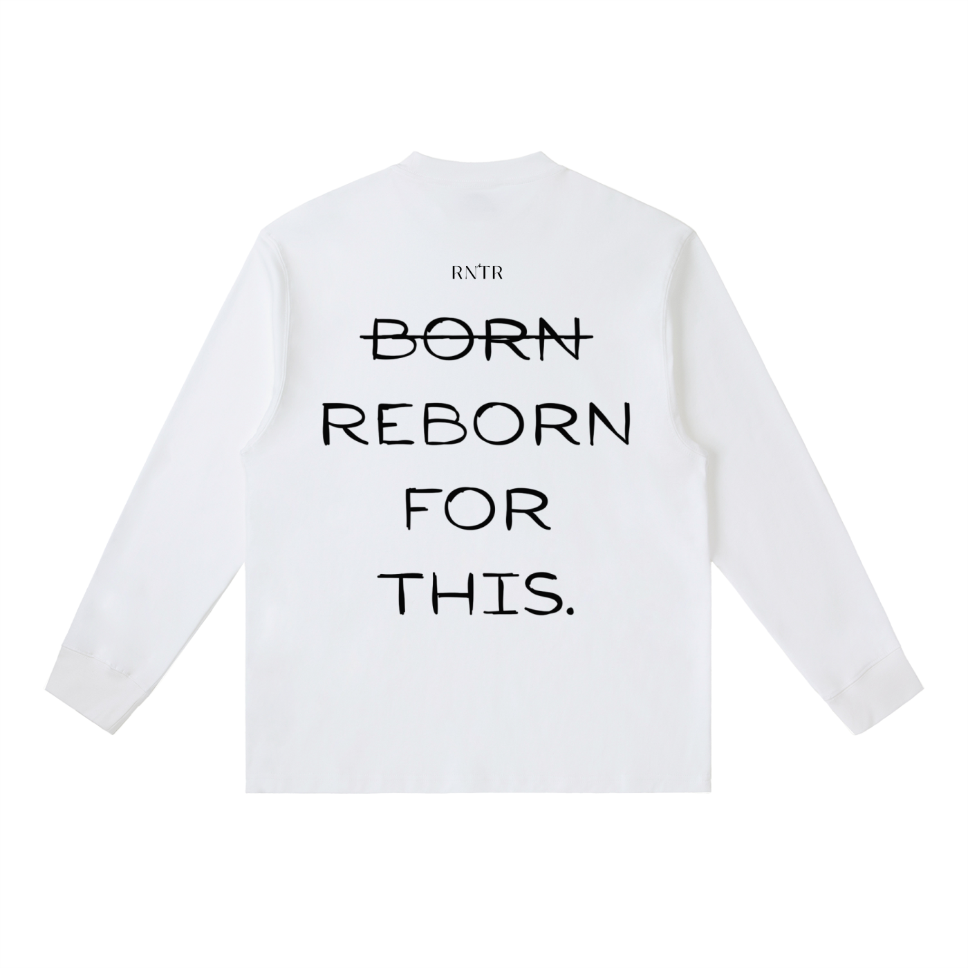 'Reborn' Long Sleeve T-Shirt (White)