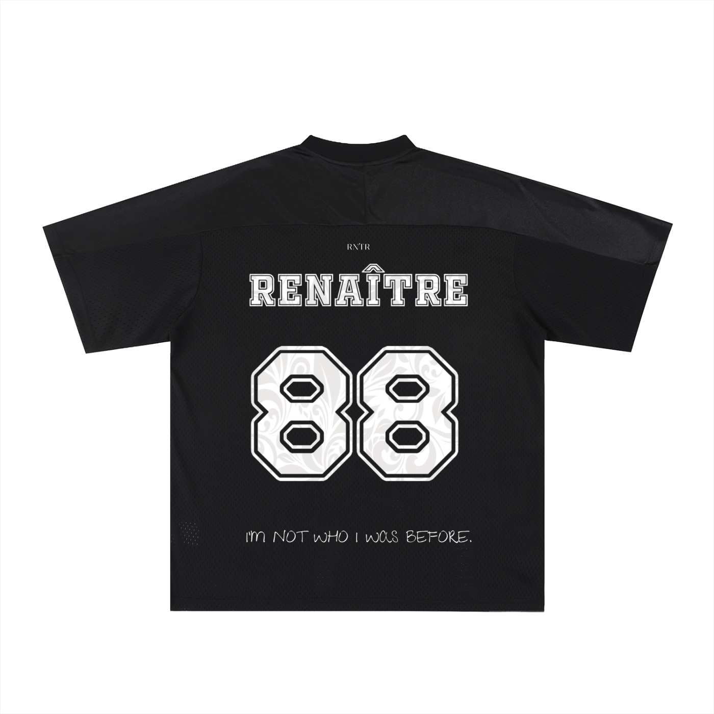 Renaître Mesh ‘A Flower Blooms’ Mesh V - neck Jersey