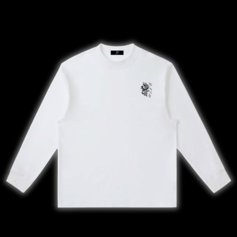 'Reborn' Long Sleeve T-Shirt (White)