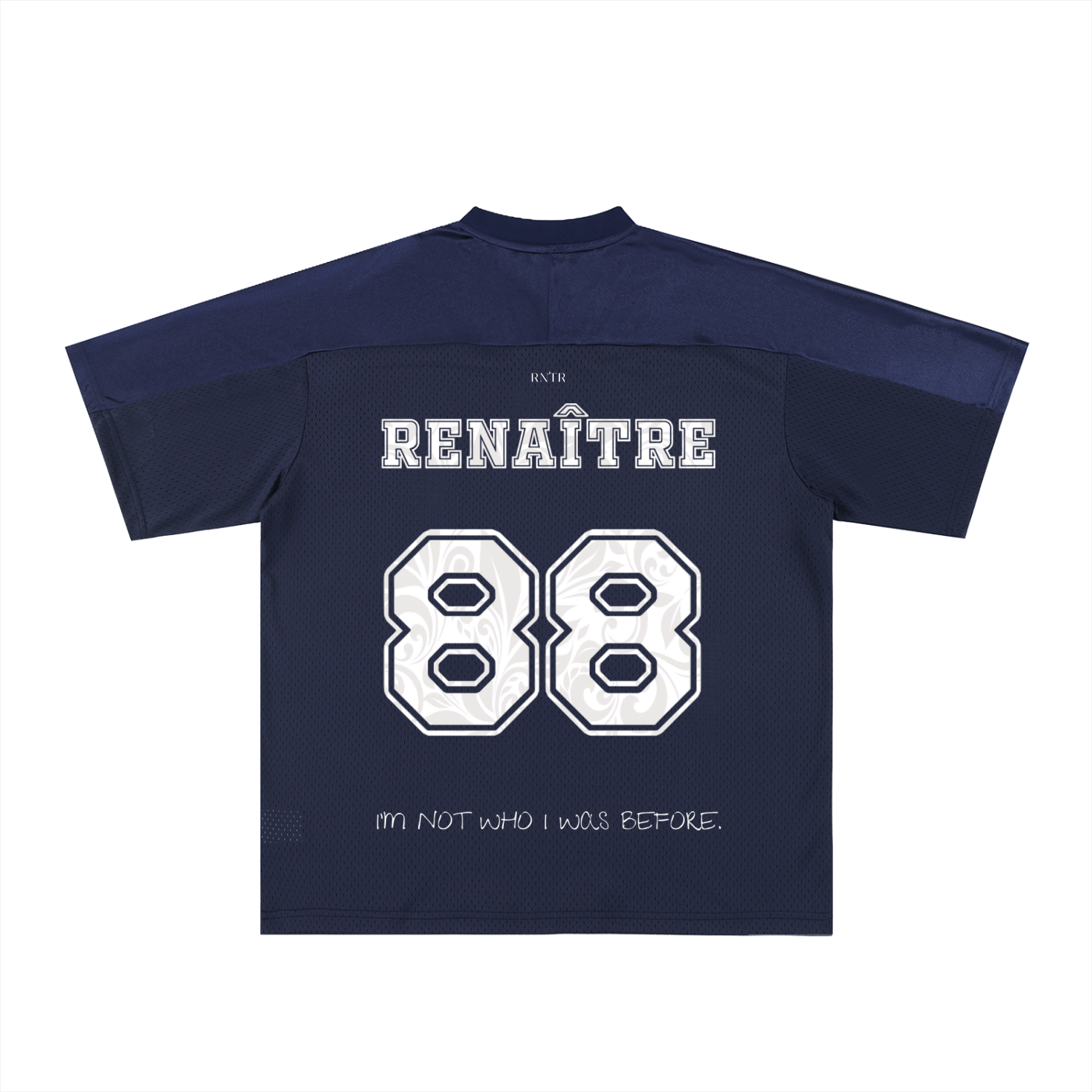 Renaître Mesh ‘A Flower Blooms’ Mesh V - neck Jersey